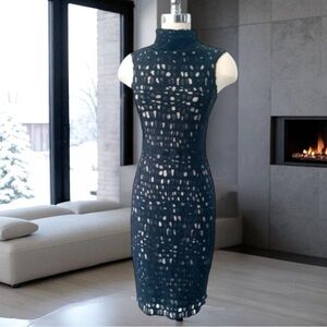 PORTS 1961 MIDI CUTOUT DRESS SIZE 4